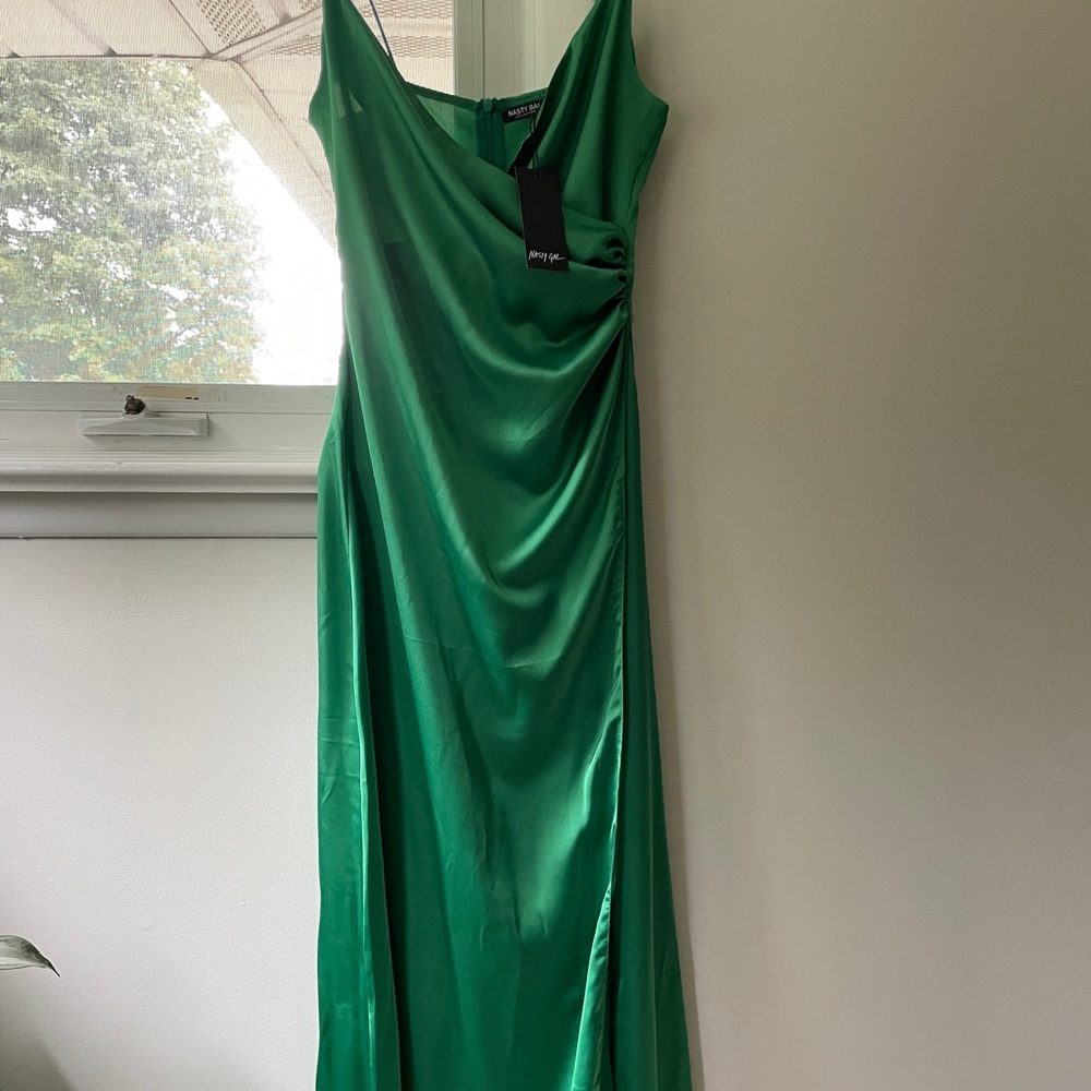 Nasty Gal high slit maxi dress